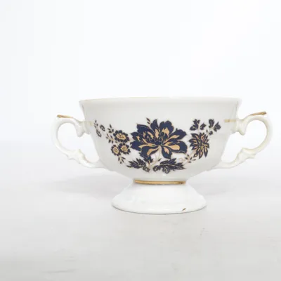 Tasse à café (Blanc, Bleu, Or) de Bavaria