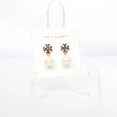 Örhängen (Guldfärgad, Vit) från Tory Burch Okänd metall