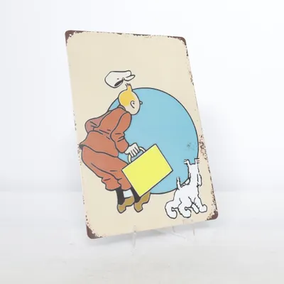 Skilt fra Tintin