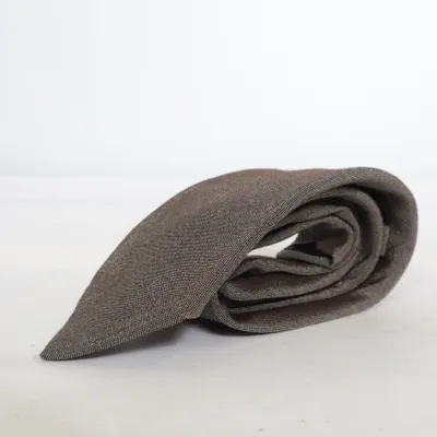 Stropdas (Bruin, Wit) van Hugo Boss Zijde, Wol