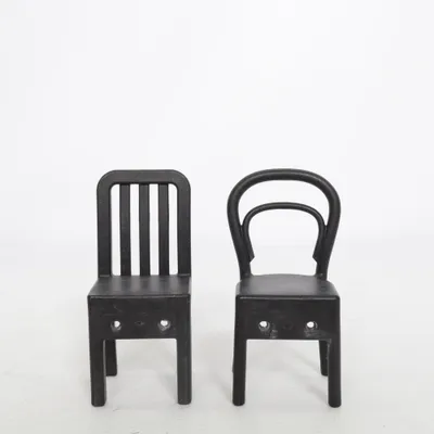 Dollhouse furniture (Black) from IKEA