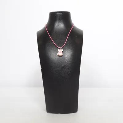 Collier (Rose) Métal inconnu, Plastique