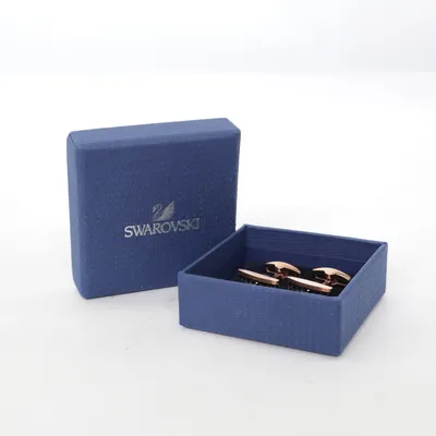 Cufflinks (Gold, Black) from Swarovski Unknown metal