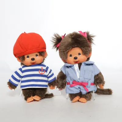 Pop (Bruin, Meerkleurig) van Monchhichi