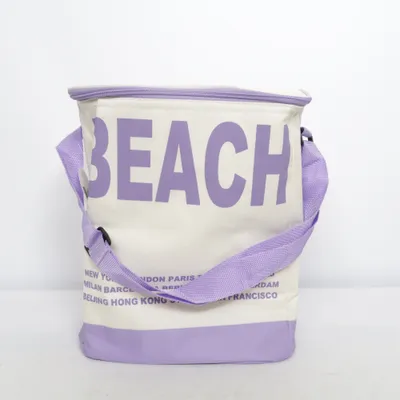 Cooler bag (Beige, Purple) from Alpina