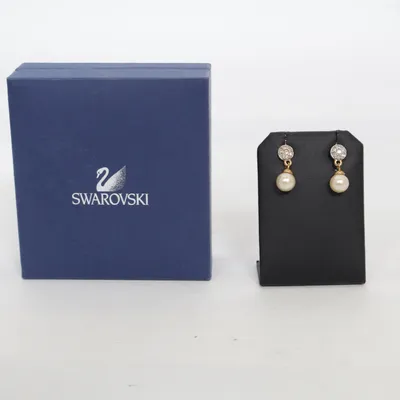 Øreringe (Beige) fra Swarovski Ukendt metal