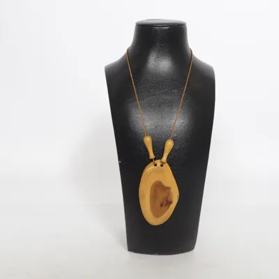 Halsband (Brun) Okänd metall