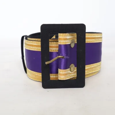 Bälte (Lila, Guldfärgad, Svart)