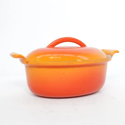 Gjutjärnsgryta (Orange, Röd)