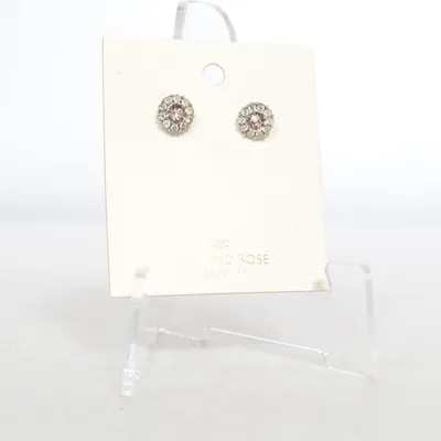 Ohrringe (Pink, Silber) von Lily and Rose Unbekanntes Metall