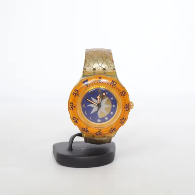 Polshorloge (Goud, Blauw, Meerkleurig) van Swatch