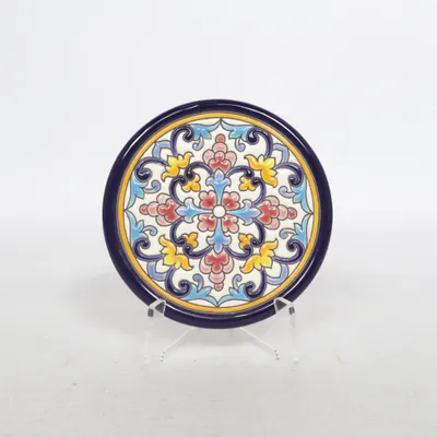 Assiette murale (Bleu, Multicolore)
