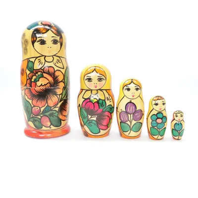 Matryoshka pop (Rood, Meerkleurig)