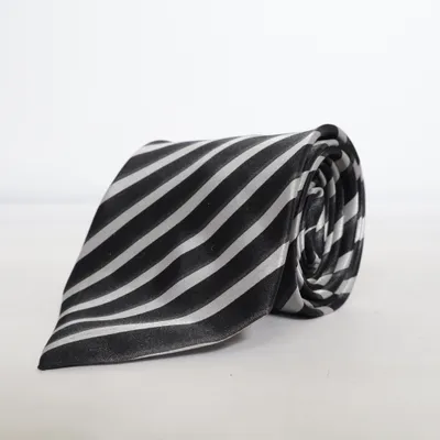 Tie (Black, White) from Park Lane Polyester