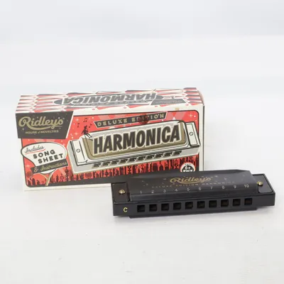 Mondharmonica (Zwart, Goud) van Ridley's