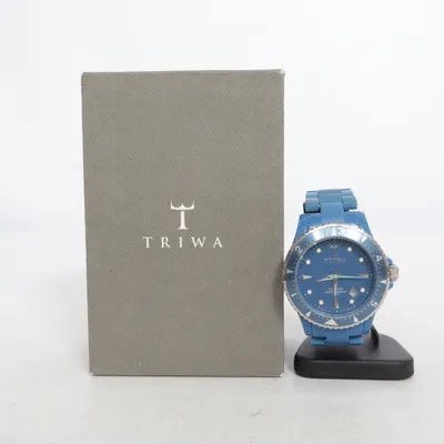 Polshorloge (Blauw) van Triwa