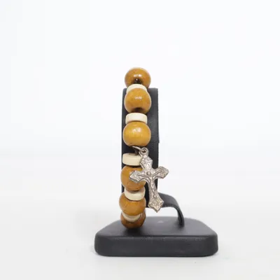 Armband (Brun, Beige) Okänd metall
