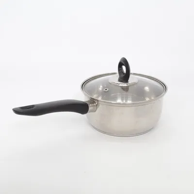 Saucepan (Silver, Black)
