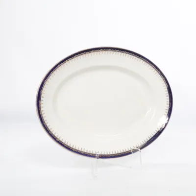 Serving platter (White, Blue) from Gustavsberg