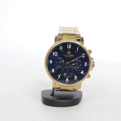 Armbanduhr (Gold, Blau) von Tommy Hilfiger