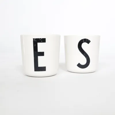Mok (Wit, Zwart) van Design Letters