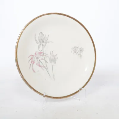 Tallerken (Hvid, Pink, Guld) fra Seltmann Weiden