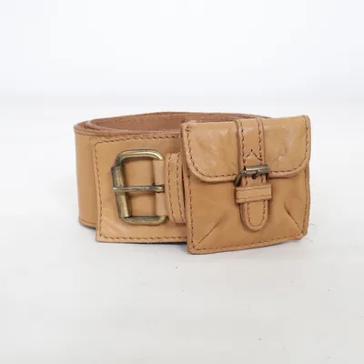 Bälte (Brun) från Pieces Accessories Skinn