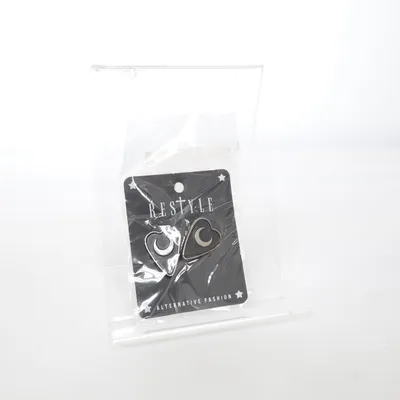 Earrings (Black) from Restyle Unknown metal