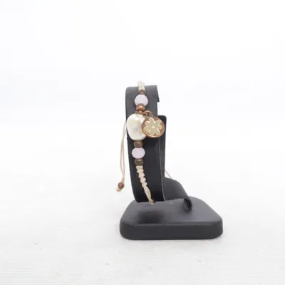 Bracelet de cheville (Beige) Plastique