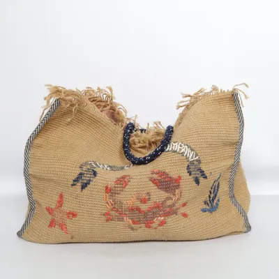 Beach bag (Brown, Multicolored) from The White Company Cotton