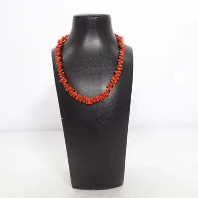 Ketting (alte Kette aus Koralle ) Onbekend materiaal, Schelpen