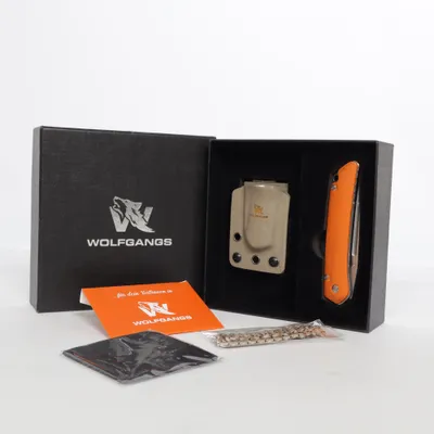 Zakmes (Oranje, Beige) van Wolfgangs