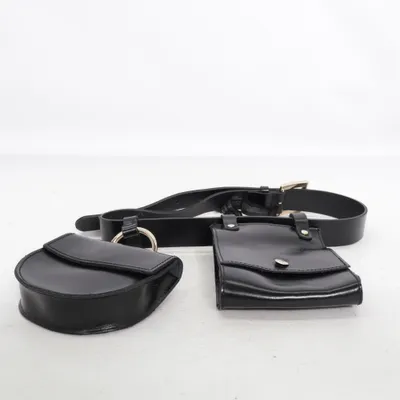 Ceinture (Noir) de Zara Cuir