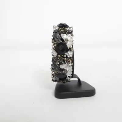 Armband (Svart, Guldfärgad) Okänd metall
