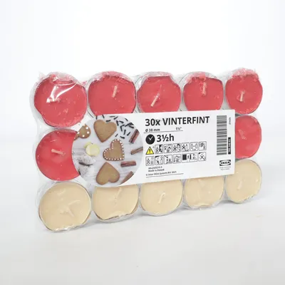 Theelicht (Rood, Beige) van IKEA