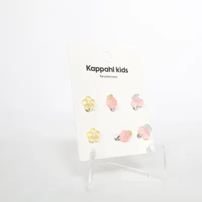 Örhängen (Gul, Rosa, Blå) från KappAhl Okänd metall