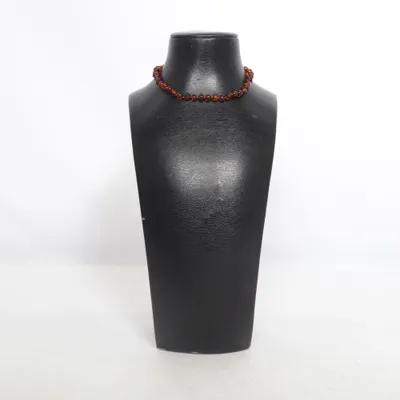 Halsband (Brun) från Emberstone Okänd metall, Bärnsten