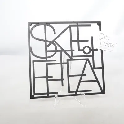 Väggdekoration (Svart) från Men At Work