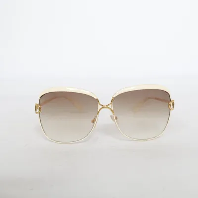 Lunettes de soleil (Beige, Or)
