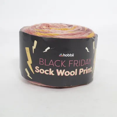 Yarn (Black Friday Sock Wool Print) from Hobbii Polyamide, Wool