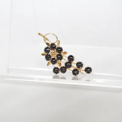 Broche (Zwart, Goud) Onbekend materiaal