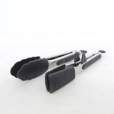 Barbeque cutlery (Silver, Black)
