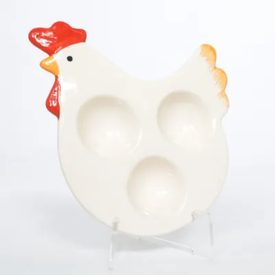 Egg cup (White, Multicolored)