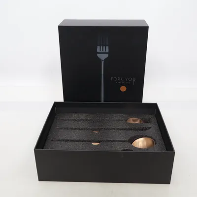 Bestick (Guldfärgad, Svart) från Fork You