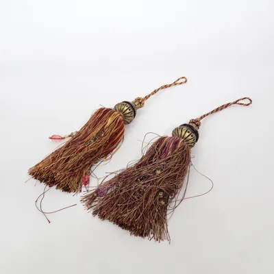 Curtain tieback  (Beige, Purple, Red)