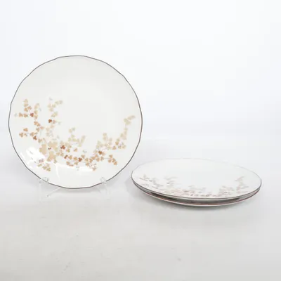Plate (White, Brown) from DEKOR