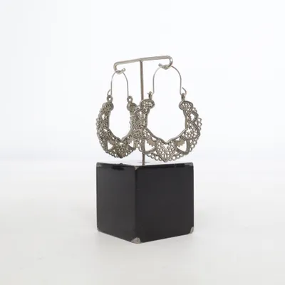 Boucles d'oreilles (Argent) Métal inconnu