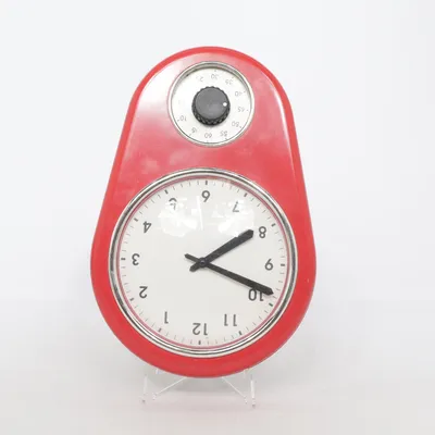 Horloge murale (Rouge)