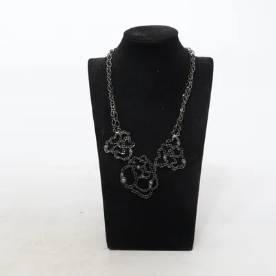 Necklace (Black, Gray) from Evita Peroni Unknown metal