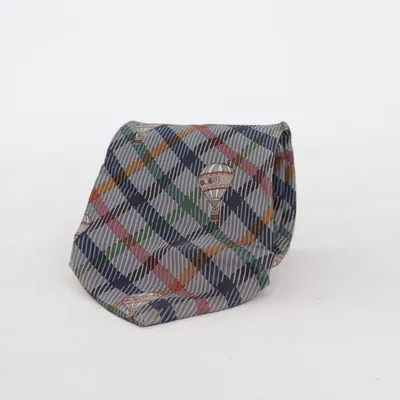 Krawatte (Blau, Mehrfarbig) von DAKS London Seide